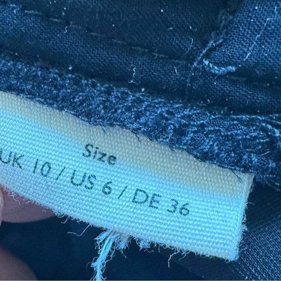 Poetry Wide Leg Silk Velvet Trouser Pants Black Business Casual Women’s Size 6 - Picture 11 of 11